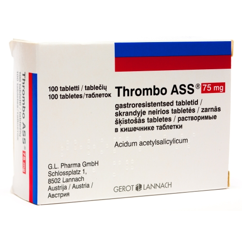 THROMBO ASS 75MG TABLETES N100