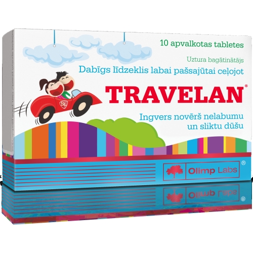 OlLIMP LABS® Travelan Spoko Loko tabletes, 10 gab.