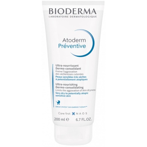 BIODERMA Atoderm Préventive krēms, 200 ml