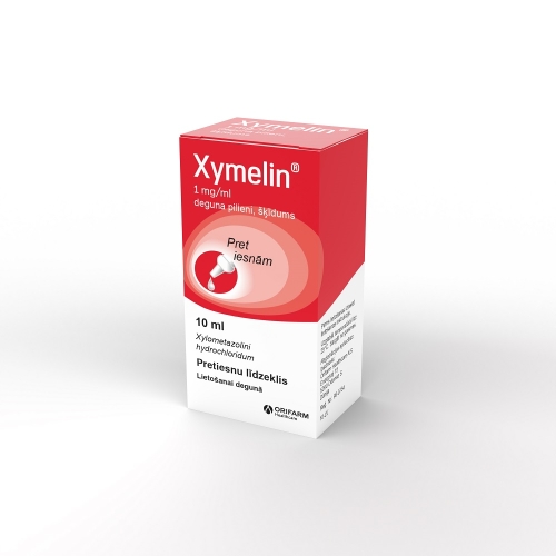 XYMELIN® Nasentropfen 1 mg/ml deguna pilieni, 10 ml