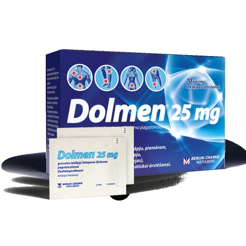 DOLMEN 25MG (DEXKETOPROFENUM) SACH N10