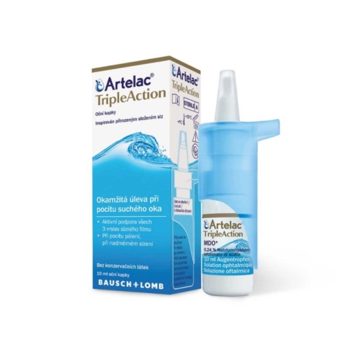 ARTELAC Triple Action acu pilieni, 10 ml