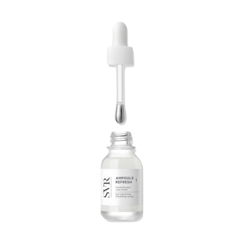 SVR Ampoule Refresh tonizējošs serums ar kofeīnu acu apvidum, 15 ml