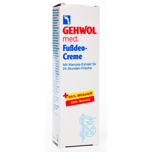 GEHWOL MED FUSSDEO-CREME 75ML DEO KRĒMS 1140705