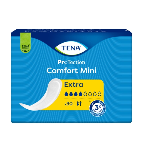 TENA Comfort Mini Extra uzsūcošās paketes, 30 gab.