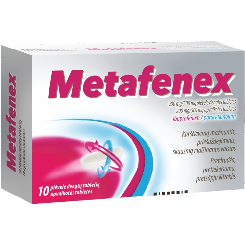 METAFENEX 200MG/500MG TBL N10