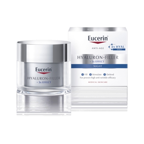 EUCERIN Hyaluron-Filler pretgrumbu nakts krēms, 50 ml