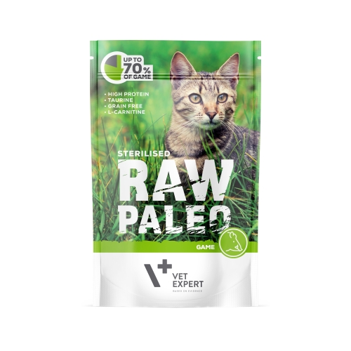 RAW PALEO KAĶU PAC STERILISED MEDĪJUMS 100G