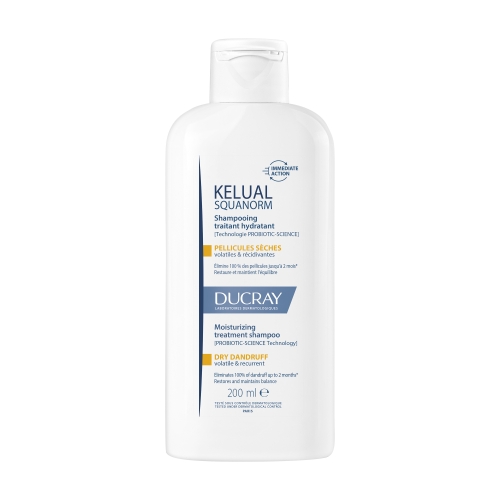 DUCRAY Kelual Squanorm šampūns sausām blaugznām, 200 ml