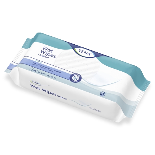 TENA mitrās salvetes Wet Wipes Original N80