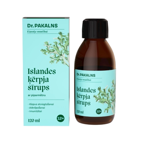 DR.PAKALNS Islandes ķērpja sīrups, 120 ml