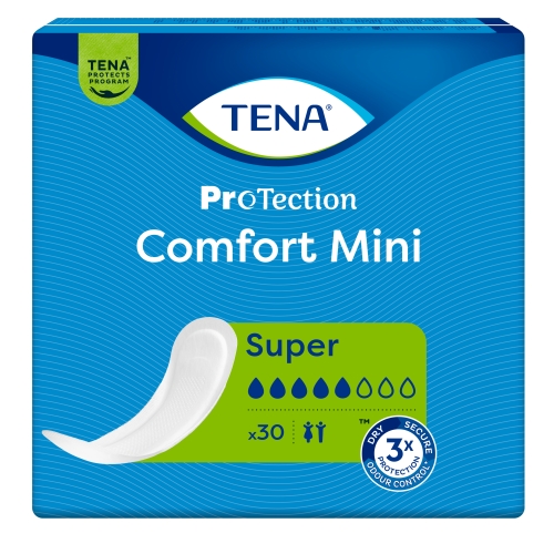 TENA Comfort Mini Super uzsūcošās paketes, 30 gab.