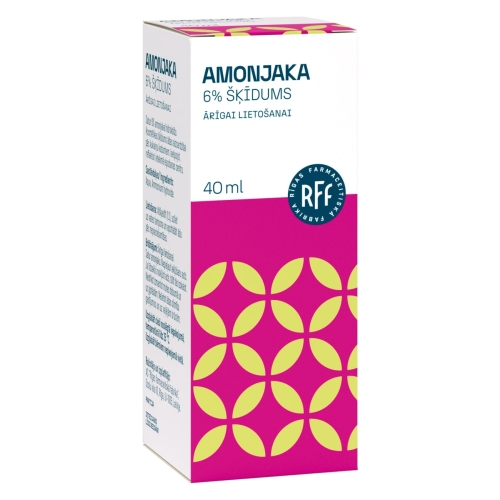 RFF Amonjaka šķīdums 6%, 40 ml