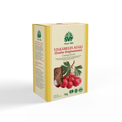 Tēja VILKĀBELES (Crataegus monogyna) augļi, 50g