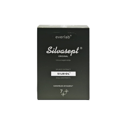 SILVASEPT Original karameles 29.4 g, 7 gab