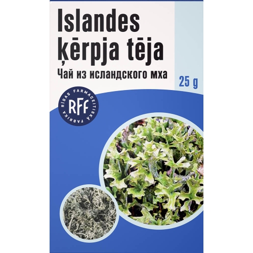 RFF Islandes ķērpja tēja, 25 g