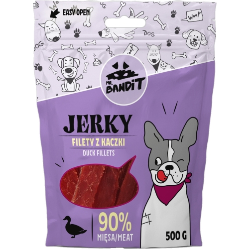 MR.BANDIT JERKY VĪTINĀTAS PĪLES FILEJAS 500G