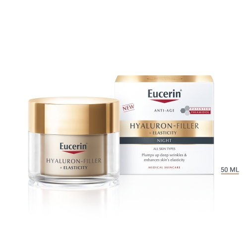 EUCERIN Hyaluron-Filler + Elasticity nakts krēms, 50 ml