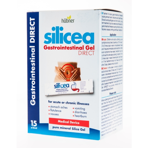 SILICEA Direct gels kuņģa-zarnu traktam, 15 gab.