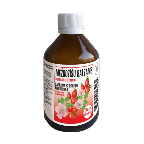 RFF mežrozīšu balzāms ar C vitamīnu, 190 ml