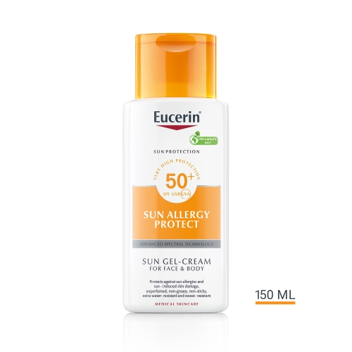 EUCERIN Sun Allergy Protect gelveida saules aizsargkrēms SPF50, 150 ml