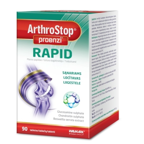 WALMARK Proenzi Arthrostop Rapid tabletes, 90 gab.