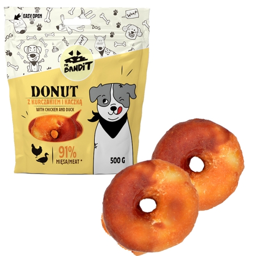 MR.BANDIT DONUT VIRTULIS AR VISTU UN PĪLI 500G