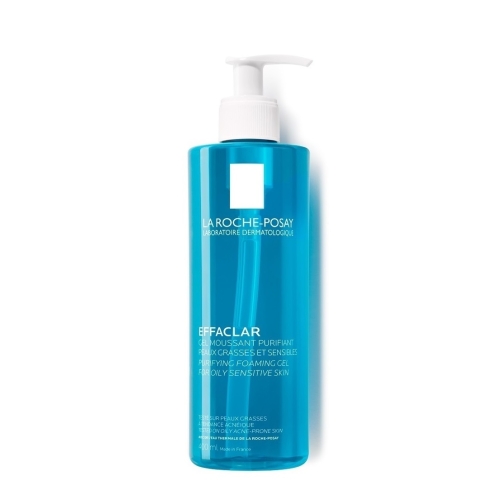 LA ROCHE-POSAY Effaclar putojoša attīroša želeja taukainai/jutīgai ādai, ar tendenci uz akni, 400 ml