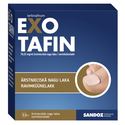 EXOTAFIN ĀRST NAGU LAKA 78.22MG/ML 3.3ML