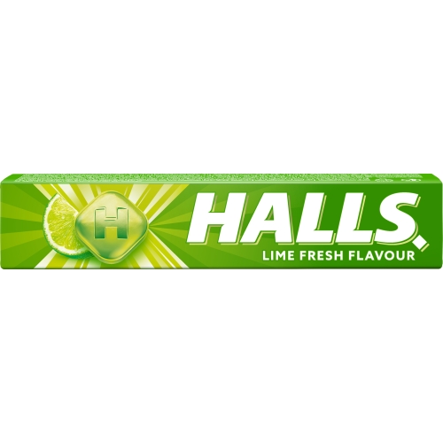 HALLS Vita-C Lime ledenes (laima) 33.5 g, 9 gab