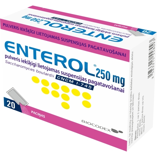 ENTEROL 250MG PULVERIS N20