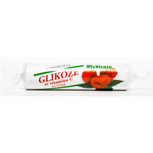 Glikoze ar C vitamīnu (avene), 10 gab.