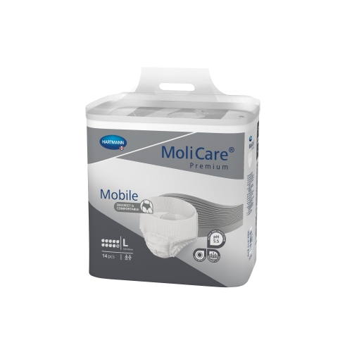 MOLICARE Premium Mobile bikses (L izmērs, 10 lāses), 14 gab