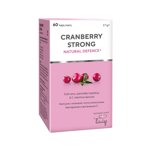 CRANBERRY Strong kapsulas, 60 gab