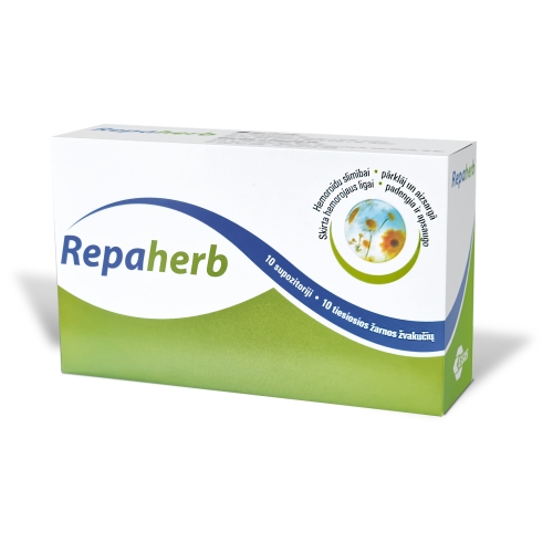 REPAHERB supozitoriji, 10 gab.