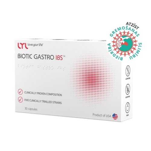 LYL BIOTIC GASTRO IBS, 30 kapsulas