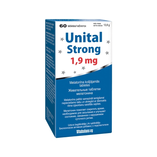 Unital Strong 1,9 mg tabletes, 60 gab