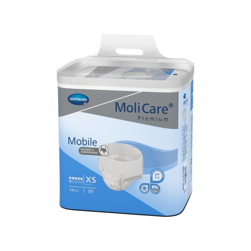 MOLICARE Premium Mobile bikses (XS izmērs,6 lāses), 14 gab