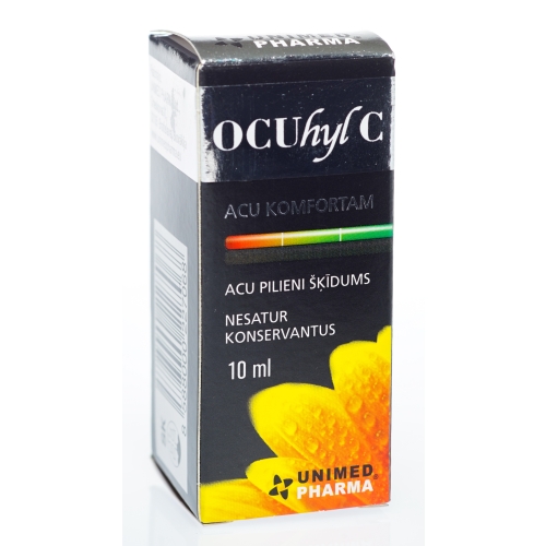 OCUHYL C acu pilieni, 10 ml