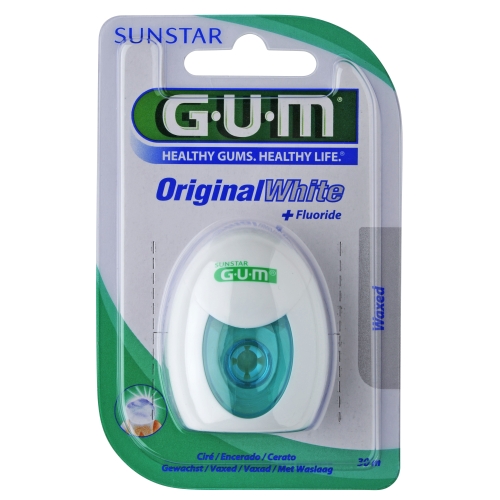 GUM® Original White zobu diegs, 30 m