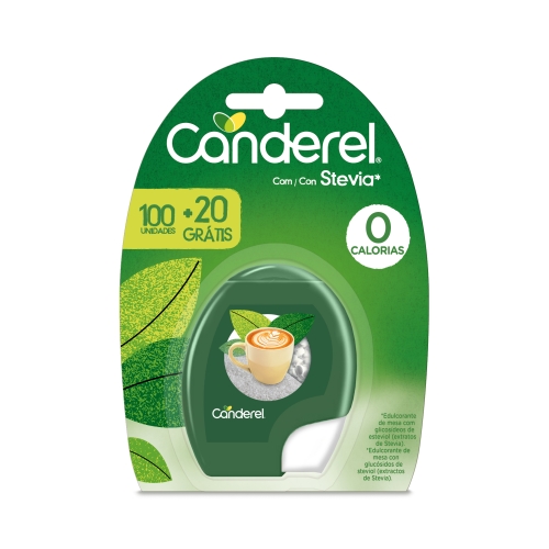 CANDAREL Stevia tabletes, 100+20 gab.