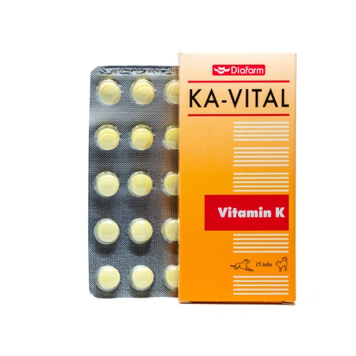 DF KA-VITAL VITAMIN K TABL N15 SUŅIEM/KAĶIEM