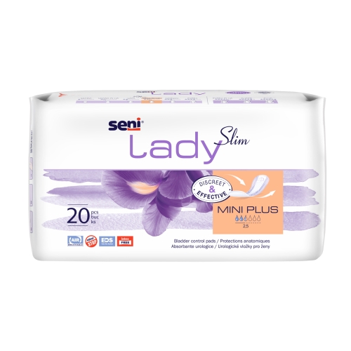 SENI LADY Slim Mini Plus uroloģiskie ieliktņi, 20 gab.