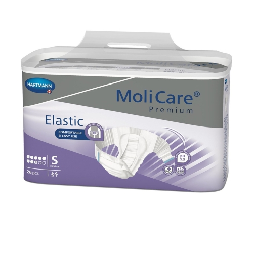 MOLICARE Premium Elastic autiņbikses (S izmērs, 8 piles), 26 gab