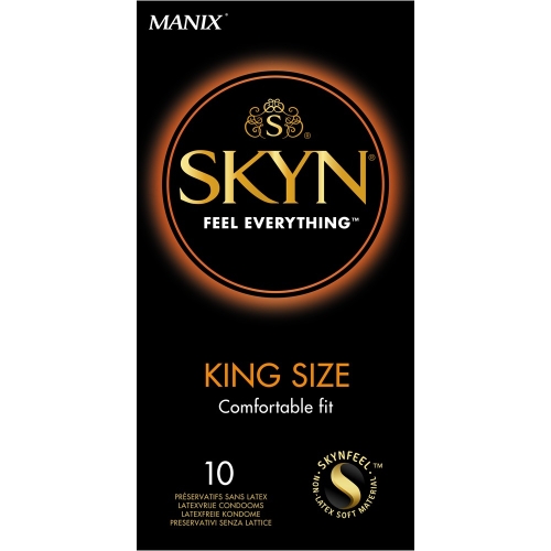 LIFESTYLES Manix Skyn King Size prezervatīvi, 10 gab.