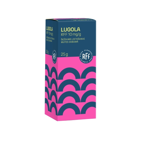 RFF Lugola 10 mg/g šķīdums, 25 g