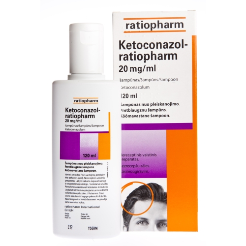 KETOCONAZOL-RPH 20 MG/ML ŠAMPŪNS 120ML