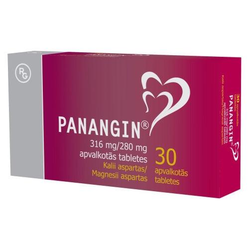 PANANGIN 316MG/280MG APV.TBL N30