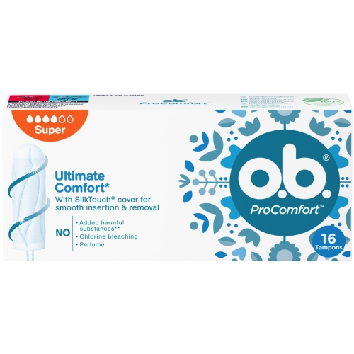 O.B. Procomfort Super tamponi, 16 gab