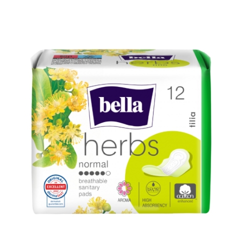 BELLA Herbs Tilia higiēniskās paketes, 12 gab.